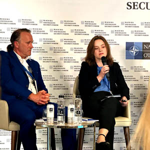 Виступ Даріі Холявчук у панельній дискусії Виступ Даріі Холявчук у панельній дискусії